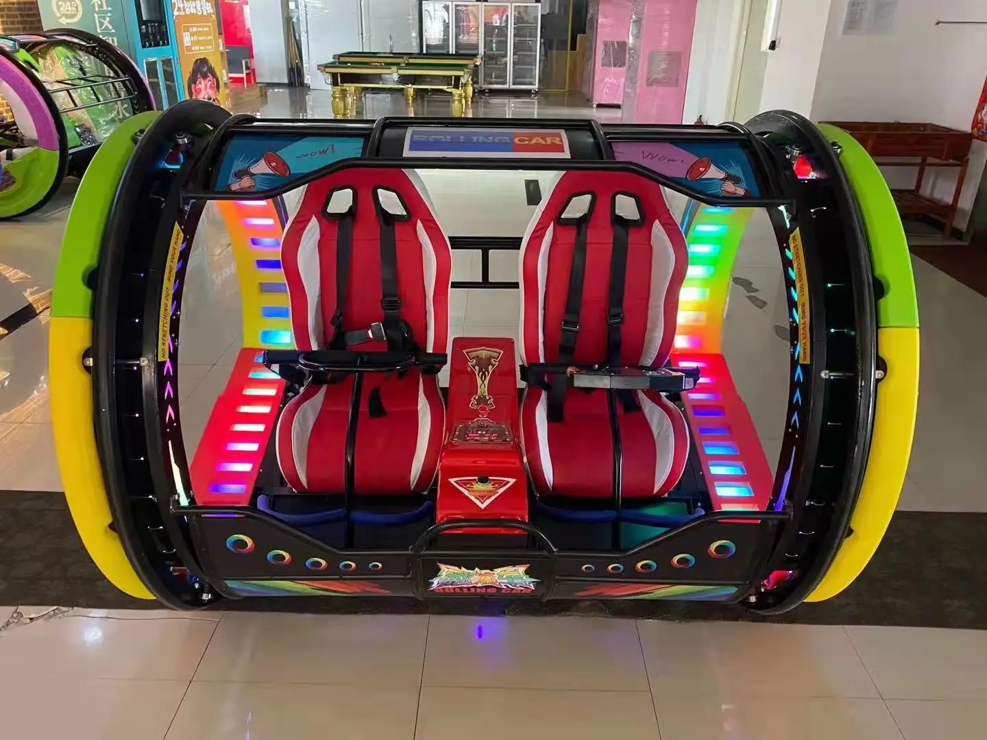 2 Wheels Happy Car for Adult 360 Degree Rotating Car - China Amusenment  Equipment and Car Arcade Game price