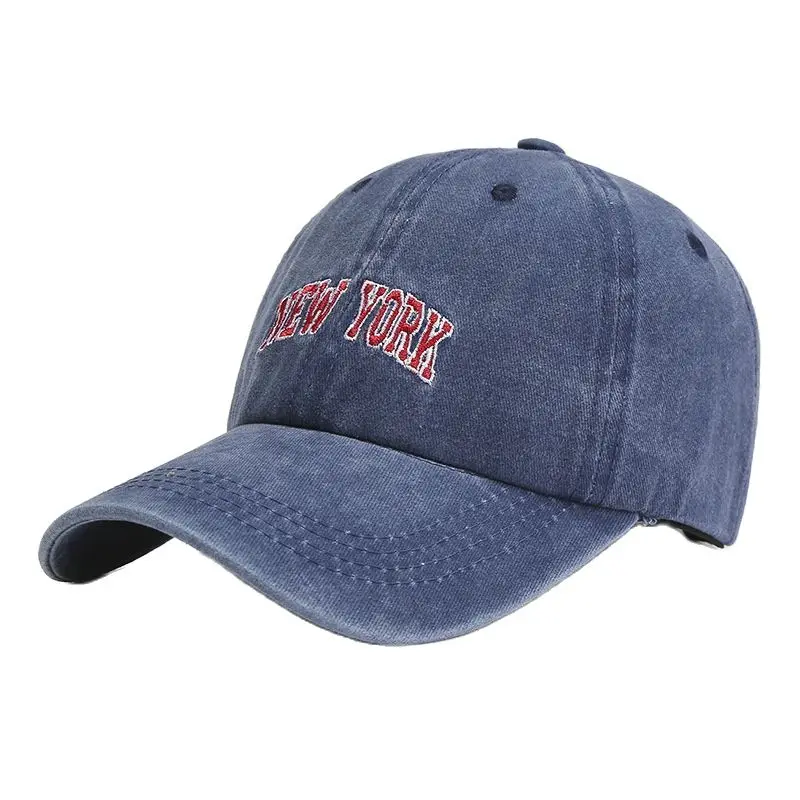 

Doitbest Washed Cotton Baseball Cap For Women Men New-York Letters Sun Hat soft top outdoor Sports Caps Snapback Hats Gorras