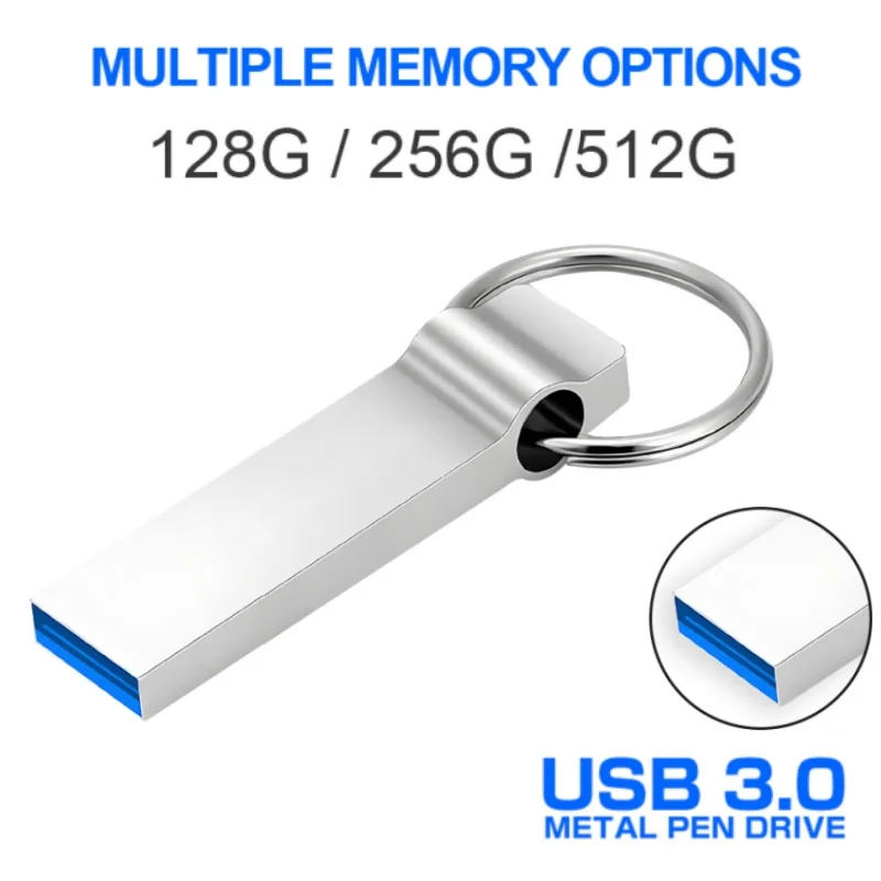 Usb 3.0 Flash Drive 512Gb Mini Pendrive 256Gb Usb 3.0 Memory U Stick Pen Drive Portatile 128Gb Flash Usb Disk Impermeabile Per Pc