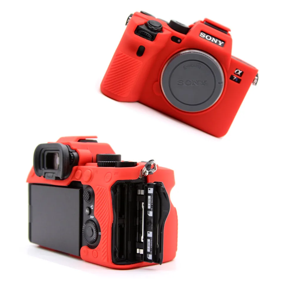 Iii Case de Borracha Silicone Capa Corpo Protetor Pele Quadro para Sony A7siii A7s Iii Ilce7sm3 A7s3 a1 Câmera A7s - Image 3