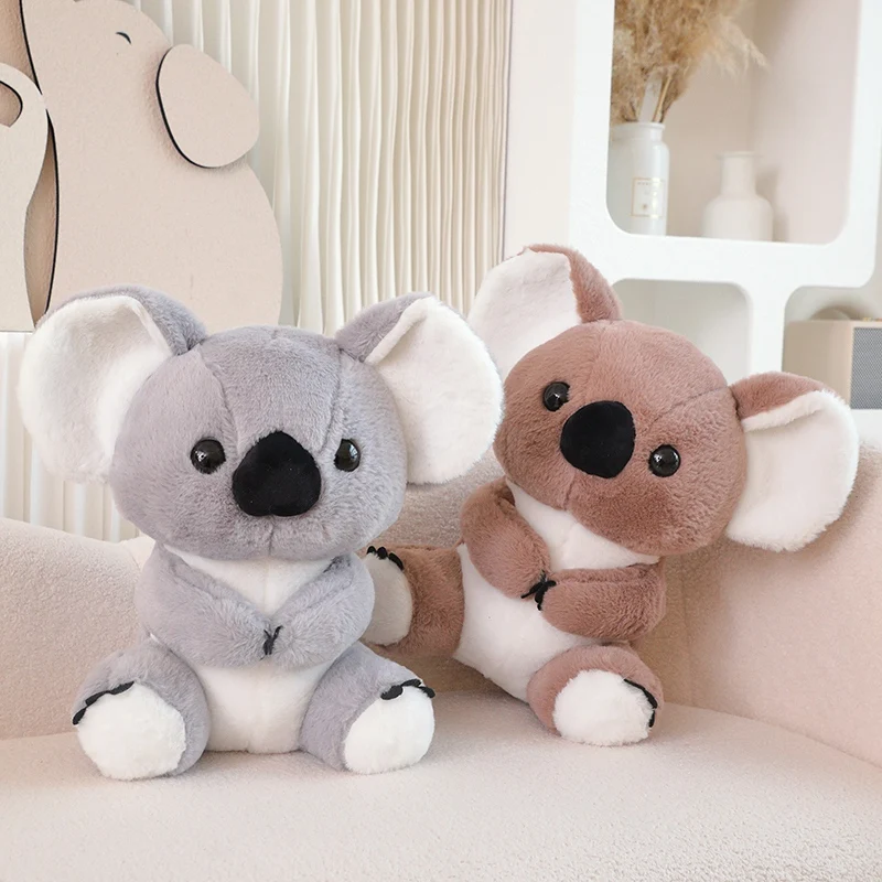 

Simulation Cute Realistic Koala Plush Toys Soft Stuffed Animal Kawaii Fluffly Bear Shape Doll Baby Sleeping Pillow for Kids Gift