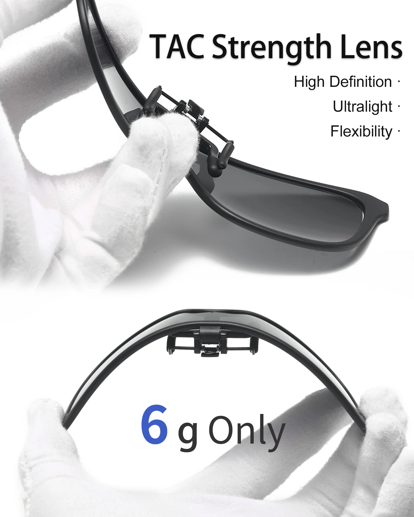 Yoolens Lunettes de soleil polarisées à clipser sans monture pour lunettes de vue – Lentille TAC avec UV400 K1_voghion.com