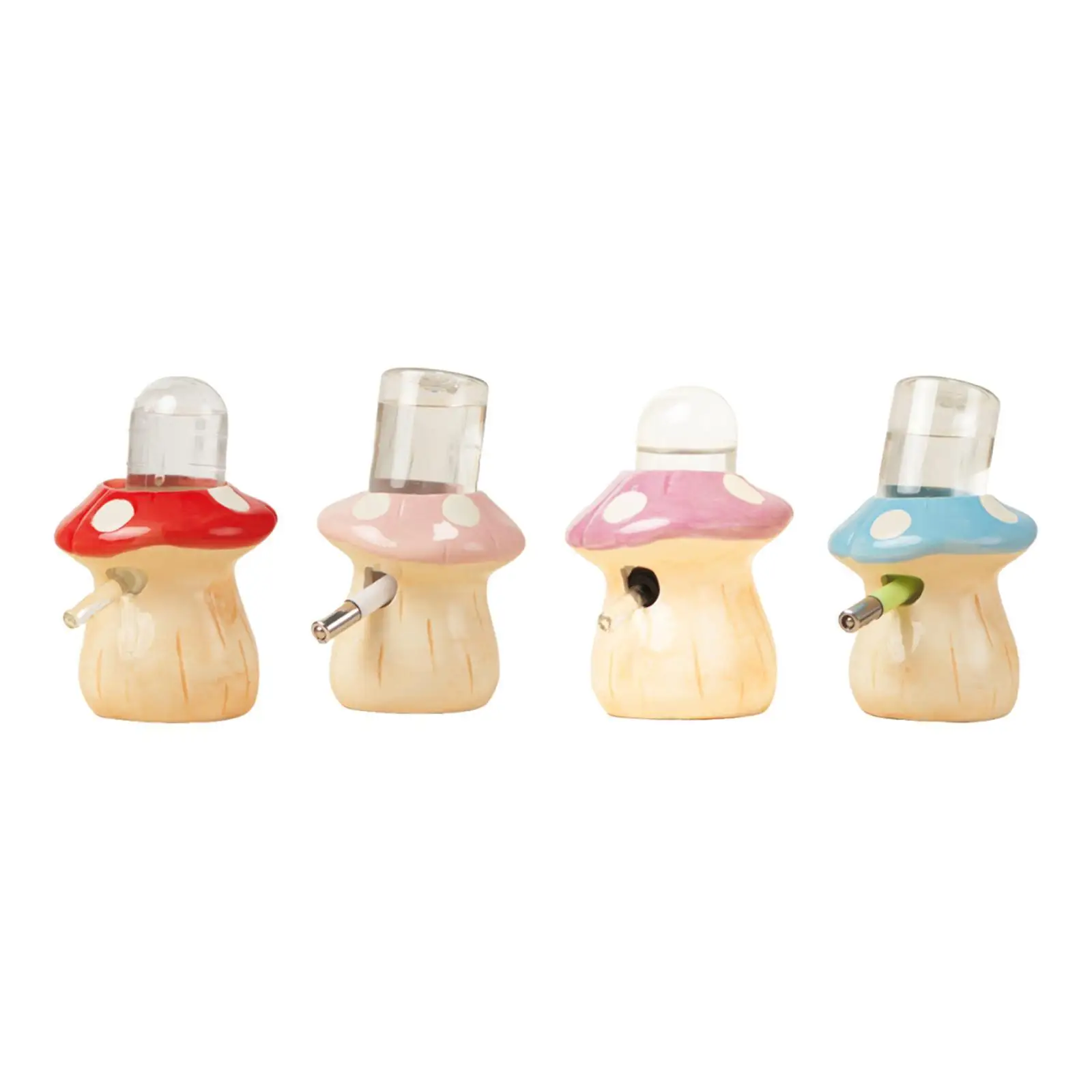 Mushroom Ceramic Hamster Water Bottle 2