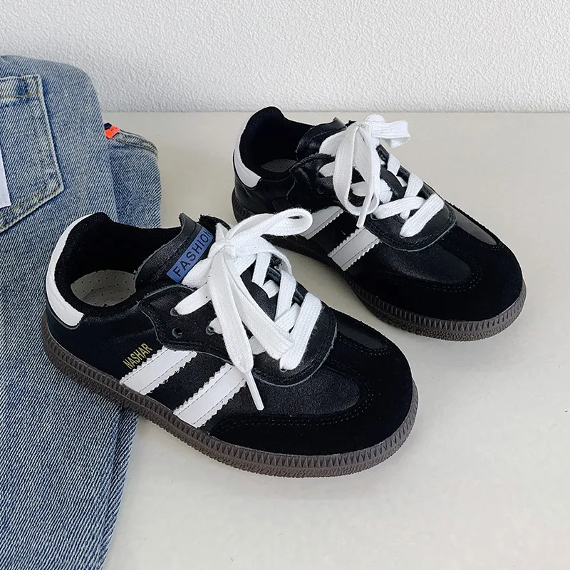 Children Boy Girl Leather Casual Walking Outdoor Running Training Shoes Toddler Kids Spring Summer Comfort Sports Tennis Sneaker 4