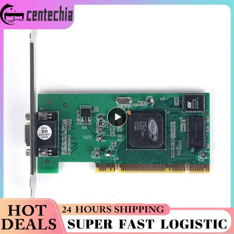 

Видеокарта PCI для настольного ПК, графическая карта HISHARD BUDDY ATI Rage XL 8 Мб, графическая карта PCI