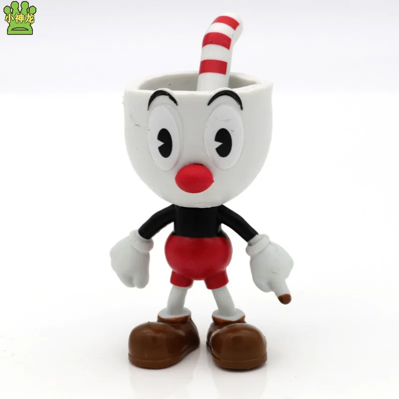 The Cuphead Show Brother Cartoon 6 Models Action Figure Doll Game