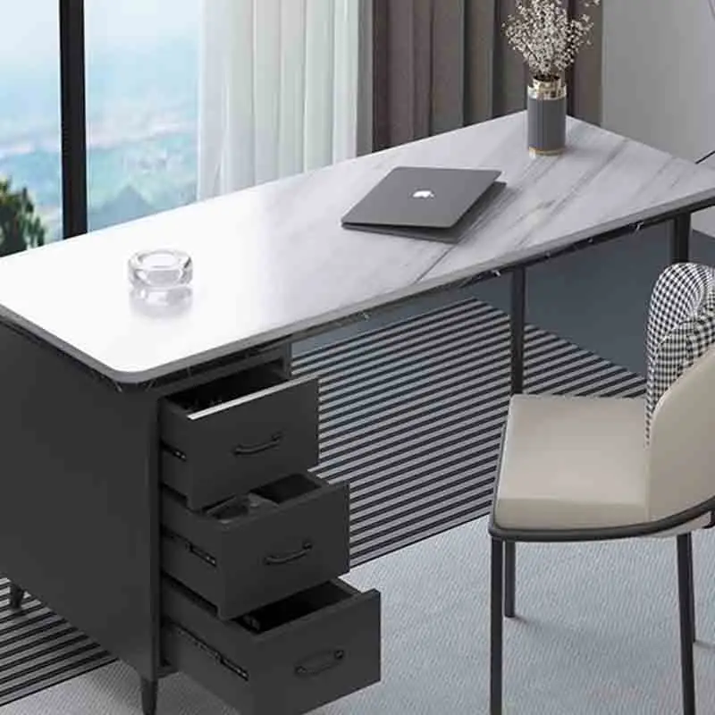 Bureau Living Room Office Desks Multifunctiona Conference Drawers Wooden Office Desks Keyboard Modern Scrivania Room Furnitures