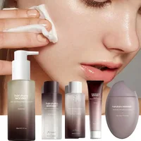 Ensemble de soins de la peau Haruharu Wonder Black Rice, essence d'acide hyaluronique au riz noir, huile nettoyante hydratante au riz noir, soins de la peau coréens originaux 1