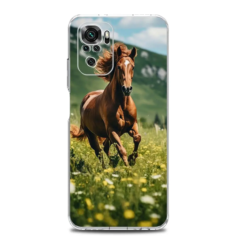 Elegant Brown Horses Phone Case Cover