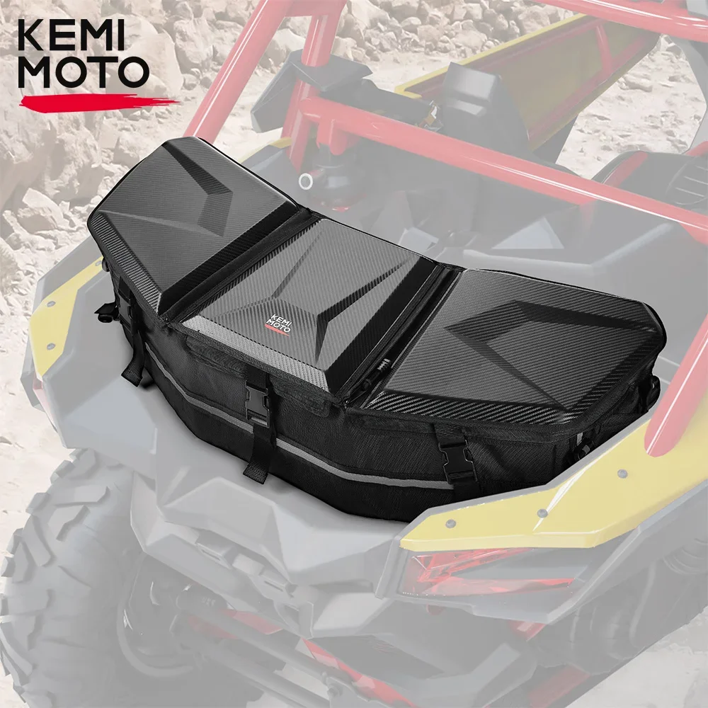 KEMIMOTO UTV 13Gal Rear Rack Cargo Bag for Can am Maverick X3 1000 MAX Outlander G2 G2S 500 800 570 650 850 #715002923