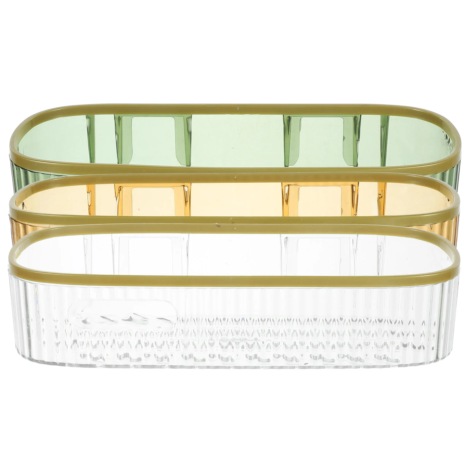 

3 Pcs Bathroom Shelf Wall Shelves No Punch Rack Kitchen Organizing Mounted Storage Bracket Adhesive The Pet Holder Seasoning