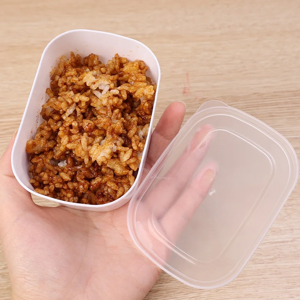 Food Sealed Crisper Refrigerator Food Vegetable Fruit Storage Container Rice Packaging Box Thermostability Kitchen Storage Boxes 6