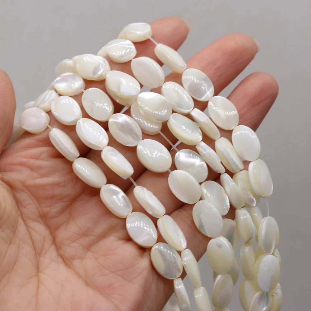 Белые бусины натуральные ракушки для матери яйцо трендовые Рукоделие сделай сам