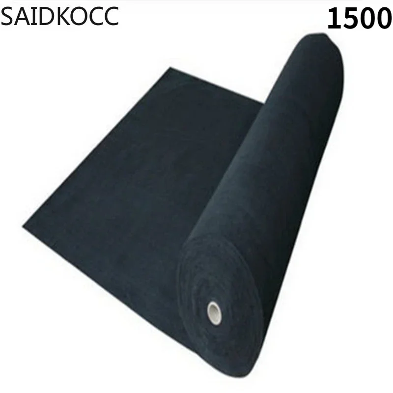 SAIDKOCC 1000x1000mm High Temperature Carbonization Activated Carbon Fiber Felt High Efficiency for Filter Material 1500