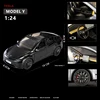1:24 Teslas Model Y SUV Alloy Car Model Diecast Metal Toy Vehicle Car Model Simulation Sound and Light Collection Childrens Gift 4