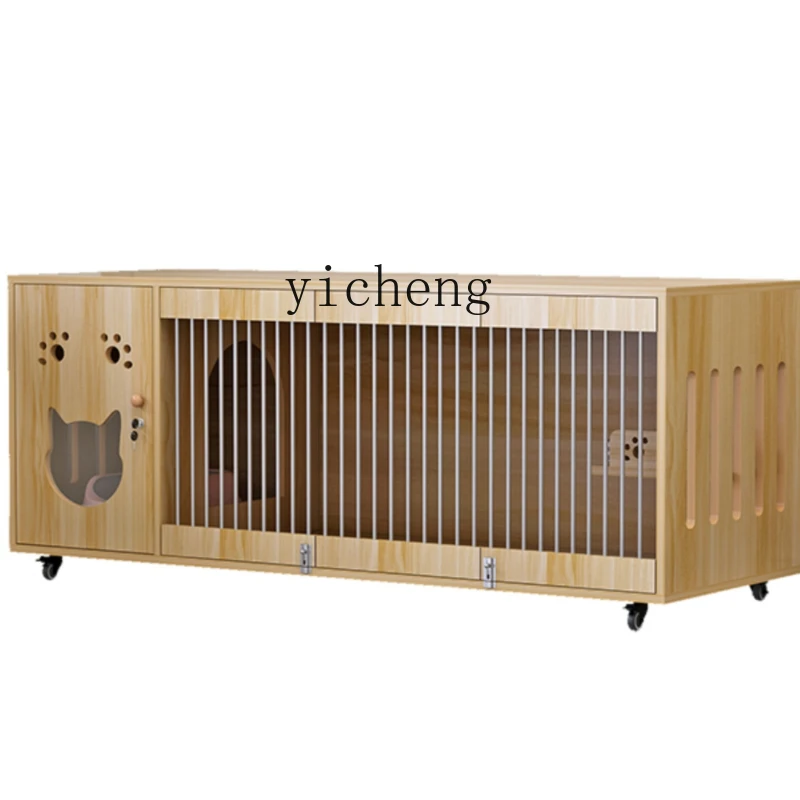 

Tqh Cat Villa Large Space Luxury Cage Pet Shop Cattery Home Indoor