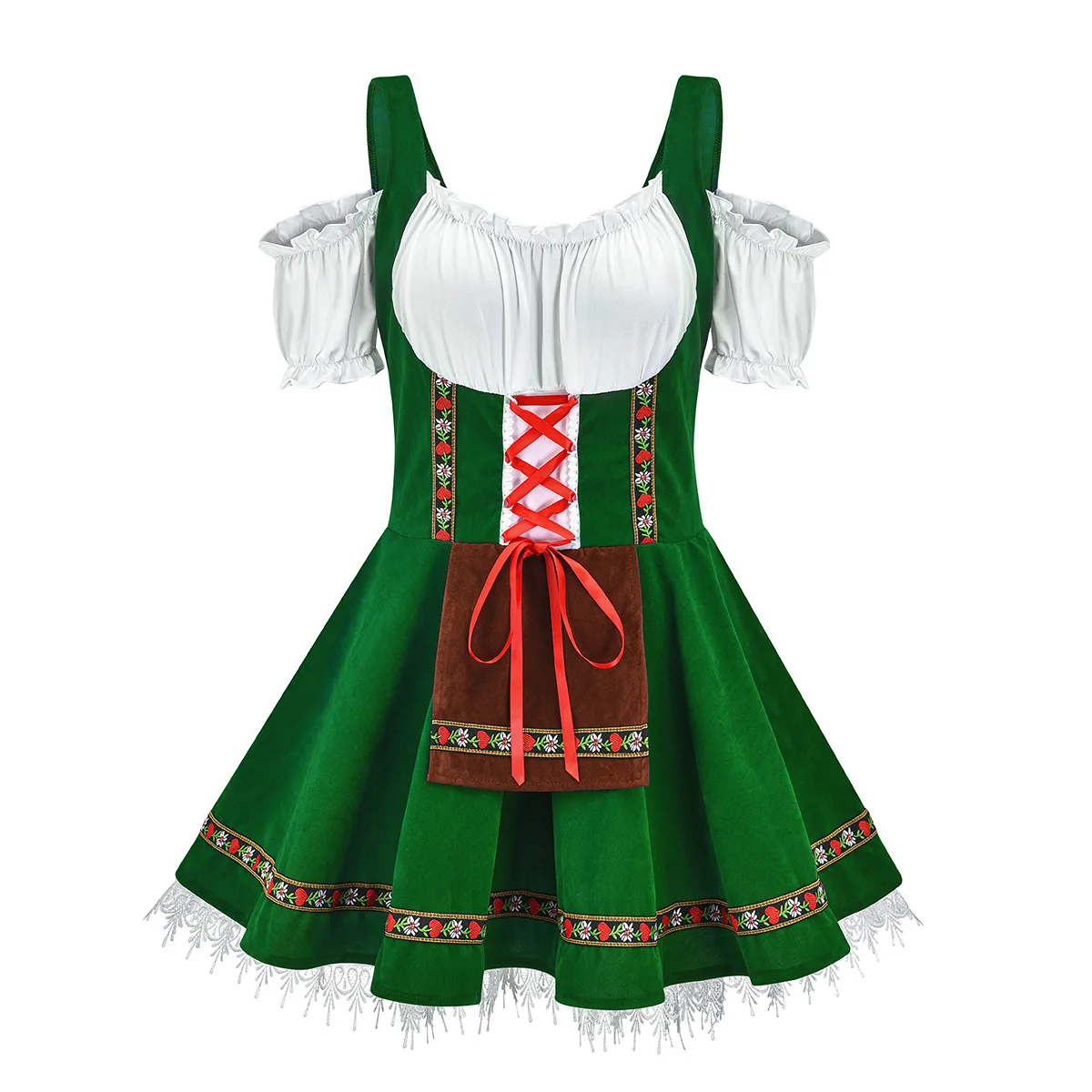 

Женское платье на Октоберфест, немецкое баварское платье для Хэллоуина, карнавал, фестиваль девушки, костюм для косплея