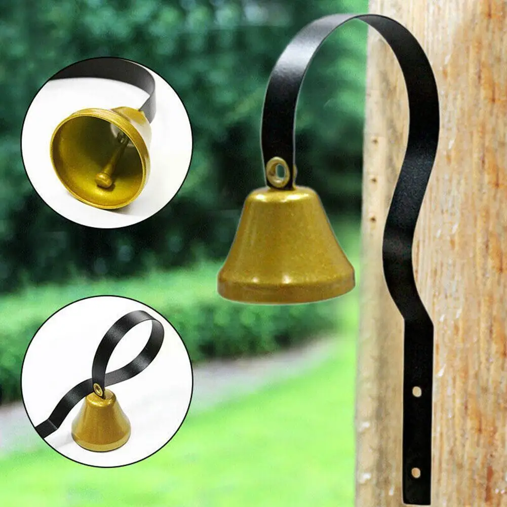 1 PC Doorbell Door Hardware Vintage Bell Traditional Bell Shop Mounted Retro Door Vintage Doorbell Wall Metal Home N0I3 wireless doorbell