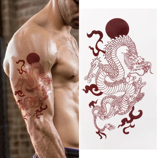 Shop Fake Tattoo Waterproof Dragon online  Lazadacomph