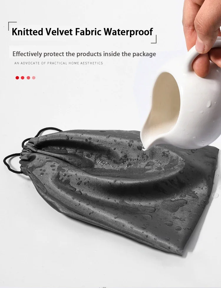 1PCSWaterproof Kordelzug Tasche reise Staub Taschen Münze Gläser Headset Daten Kabel Beutel Kordelzug Sporting Goods Pouch Organizer – Detail 5