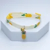 New Kawaii Cat Collar With Bell Cute Necklace For Small Dog Pet Flower Necklace Adjustable Kitten Neck Collar Cat Accessories 5