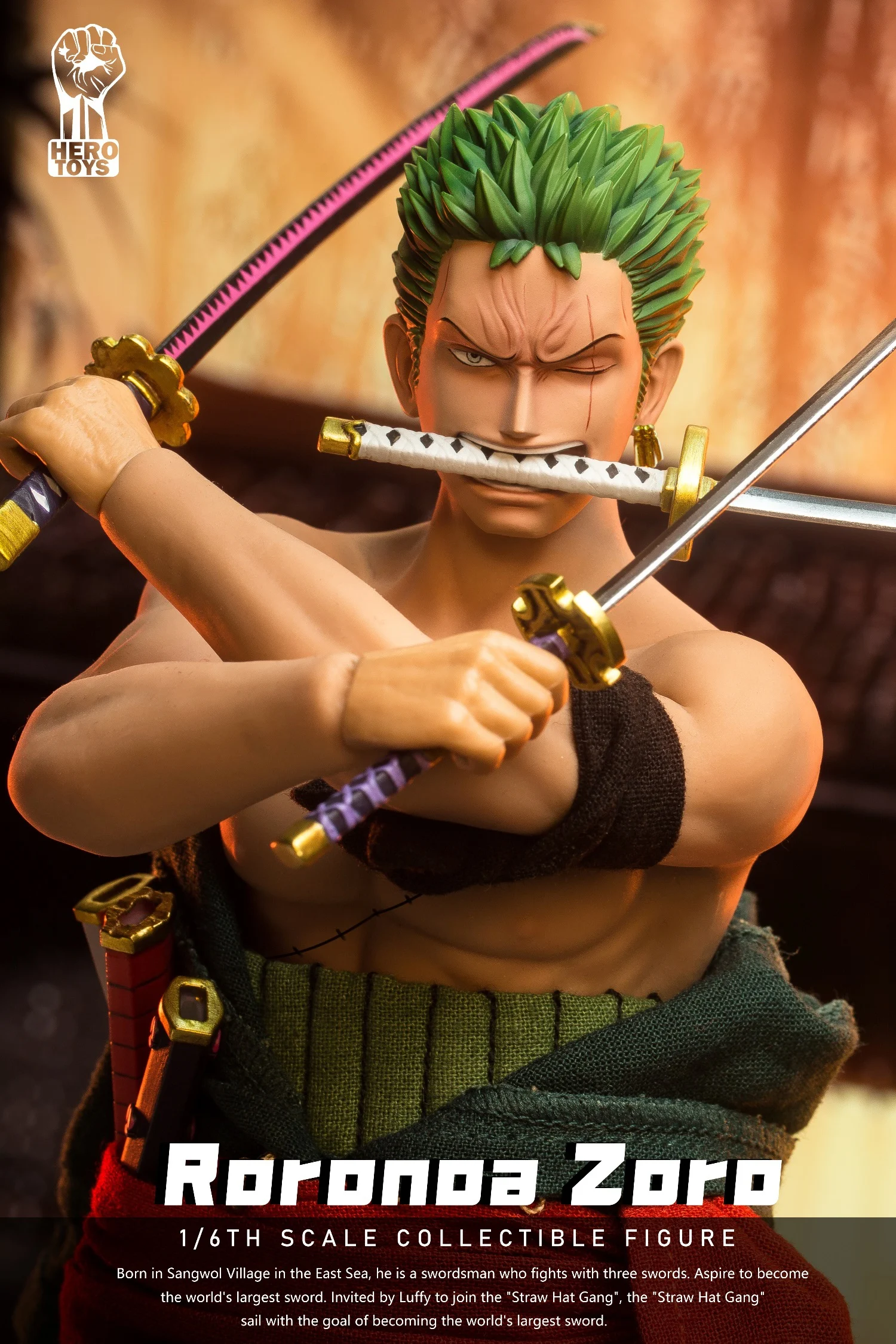 【初版】ONE PIECE 1〜6 ZX Studios One Piece 1/6 World Noble Battle Monkey D Luffy