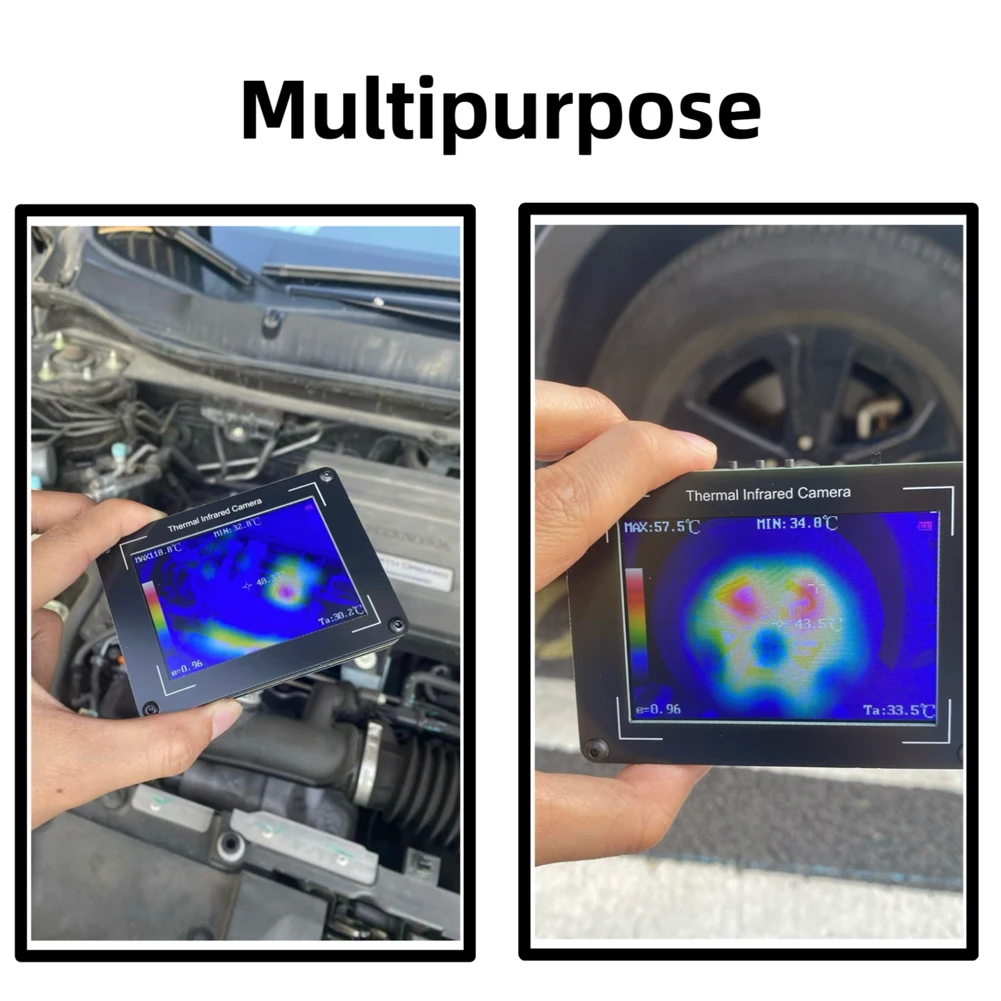 3.5 Inch Thermal Infrared Camera -40-450℃ 32x24 Pixel Thermal Imaging Camera Infrared Thermal Imager for Inspection