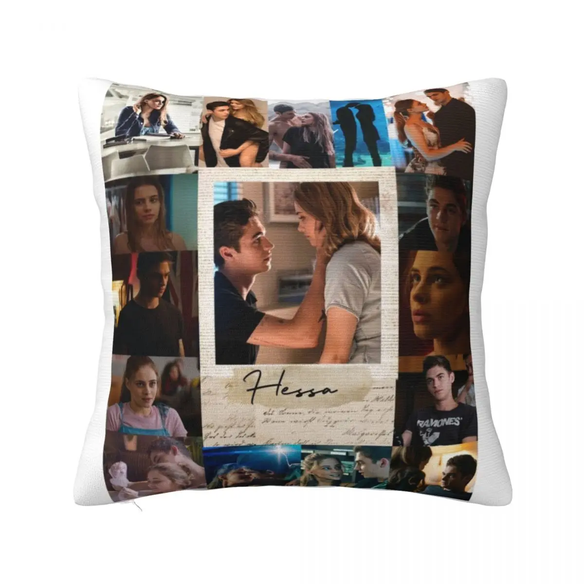 

Hessa Collage Throw Pillow Pillow Cases Cushions For Sofa bed pillows Plaid Sofa