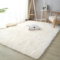 Long Plush Carpet For Living Room Modern Sofa Mat Fluffy Children Bedroom Bedside Rugs Gray Balcony Kids Crawling Cushion Beige 1