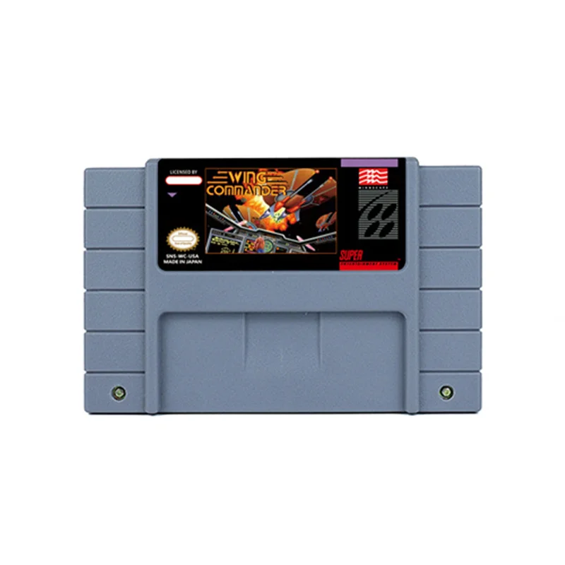 Wing Commander O Wing Commander - The Secret Pations Action Game Per Snes 16 Bit Retro Cart Regalo Per Bambini