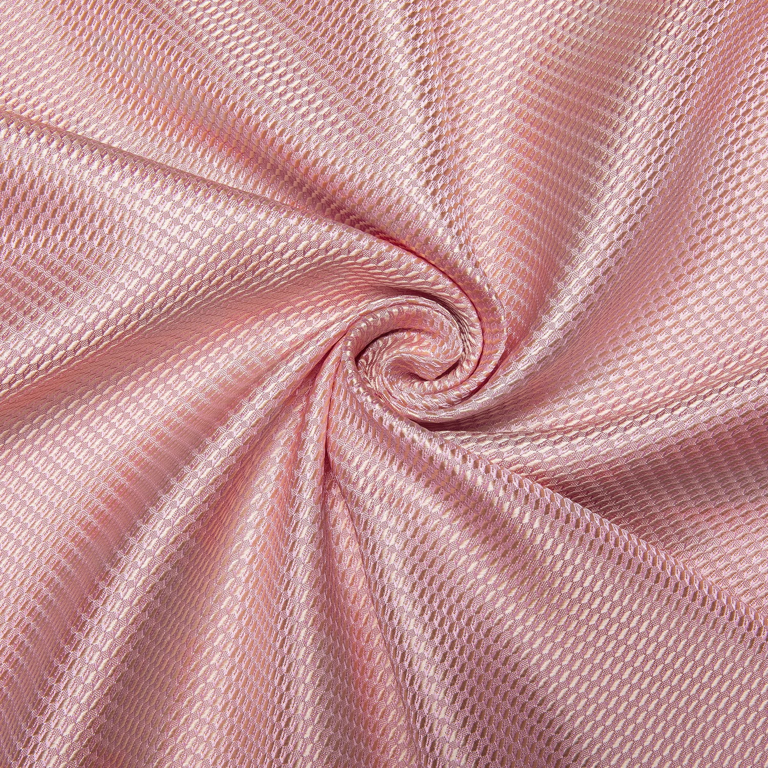 Men Pink Solid Silk Long Sleeve Dress Shirt