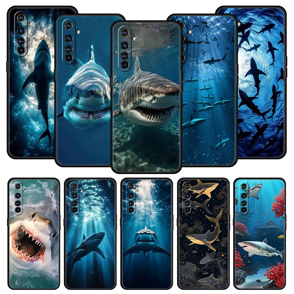 Shark-Themed Protective Phone Case Cover