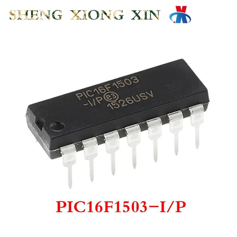 

5pcs/Lot 100% New PIC16F1503-I/P DIP-14 8-bit Microcontroller -MCU PIC16F1503 Integrated Circuit