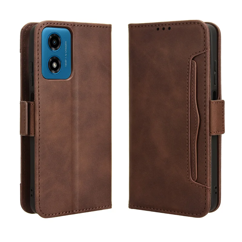 Per Motorola G04 G24 G34 G54 G84 Custodia Multi-Card Slot Cover Custodia In Pelle Protect Cover Per Moto G04 G24 Stand Flip Wallet Case