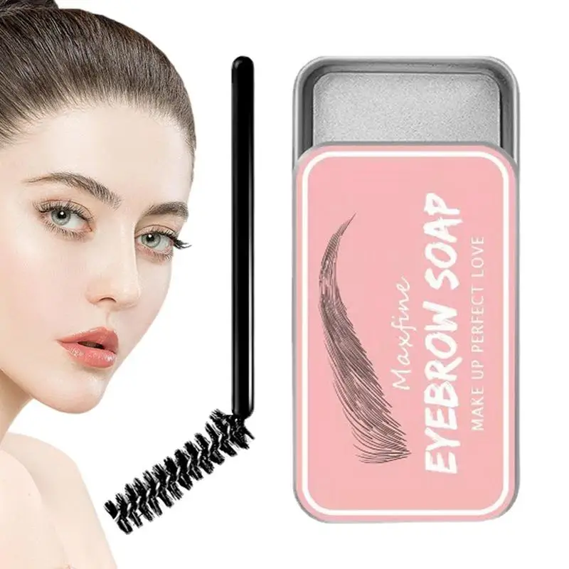 

Brow Wax Transparent Long Lasting Natural Eyebrow Soap Waterproof Smudge Proof Eyebrow Gel 3D Brows Styling Wax Eyebrow Soap