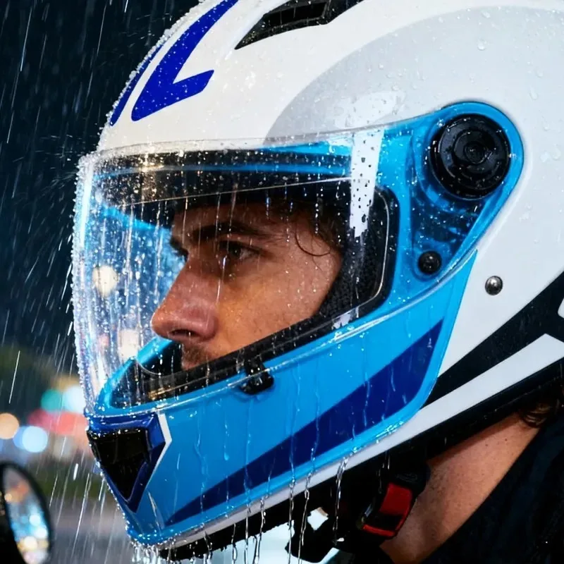 Rainproof and Anti-fog Film for Motorcycle Helmet Anti-Fogging Stickers for Riders  Winter Cold Weather Thin Motor Helmets Parts