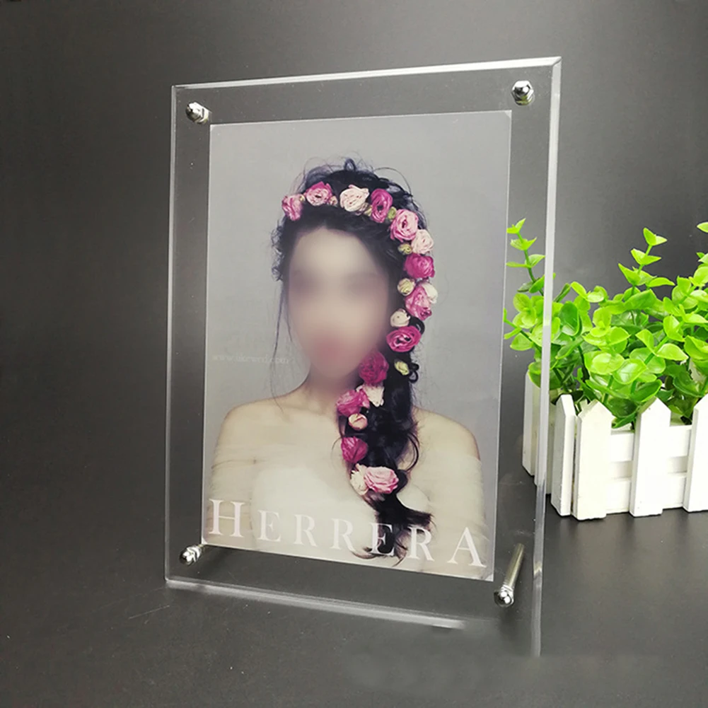 2x Cornice Portafoto Per Bambini Con Calco In Gesso, Set Per L'Impronta Della Mano O Piedino Fai Da Te Bianco 12167786