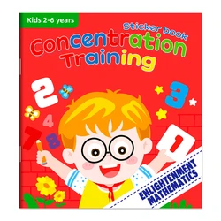 Children's Reusable Cartoon Sticker Book: Fun and Educational Gift (Math Enlightment)