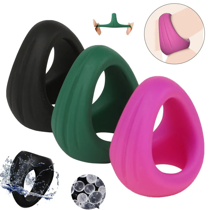 Ring Silicone Semen  Ring  Enlargement Delayed Ejaculation Sex Toys For Men Male Dick Erection Stretcher Exten_voghion.com