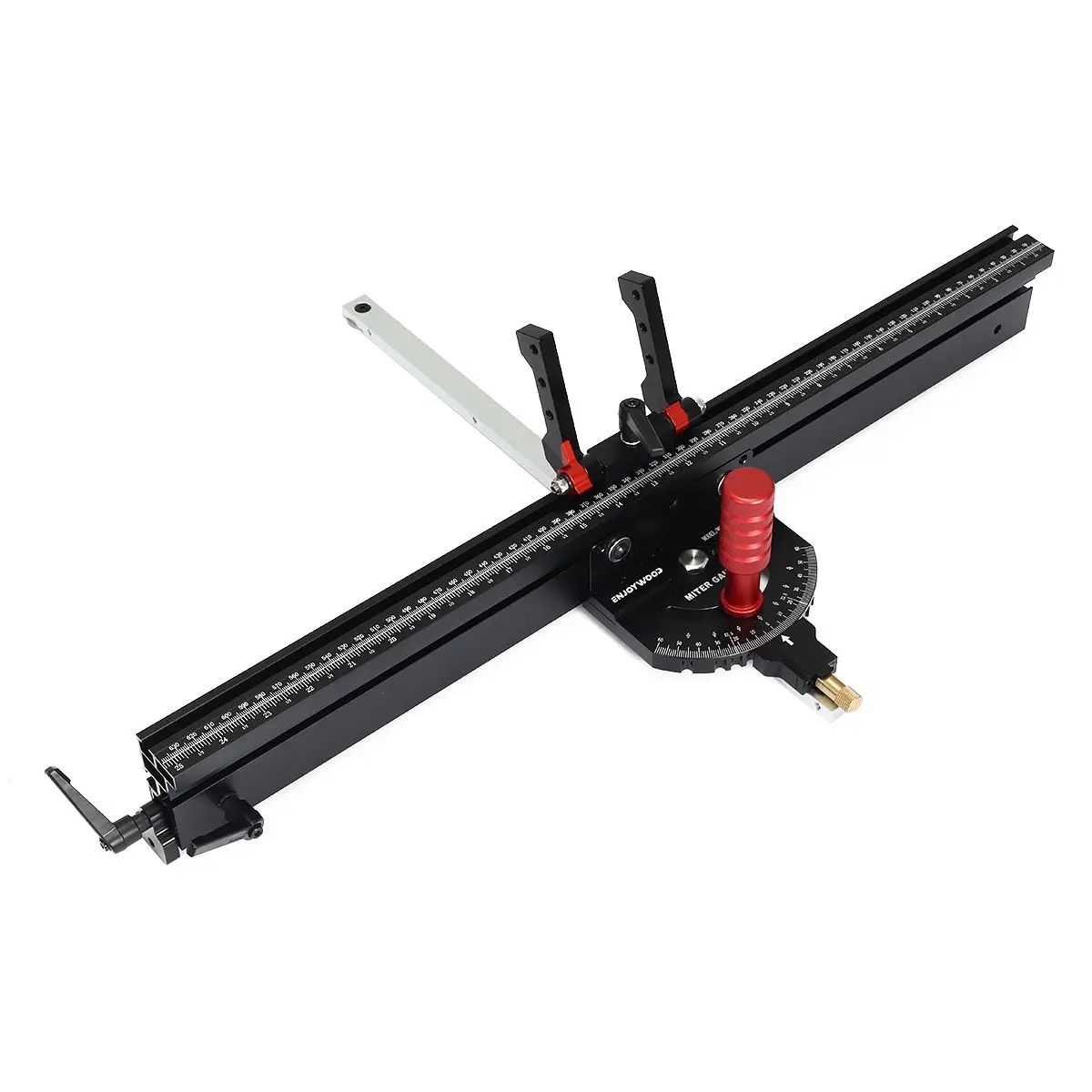 Woodworking Miter Gauge Used With T Tracks Fence Backer DIY Table Saw