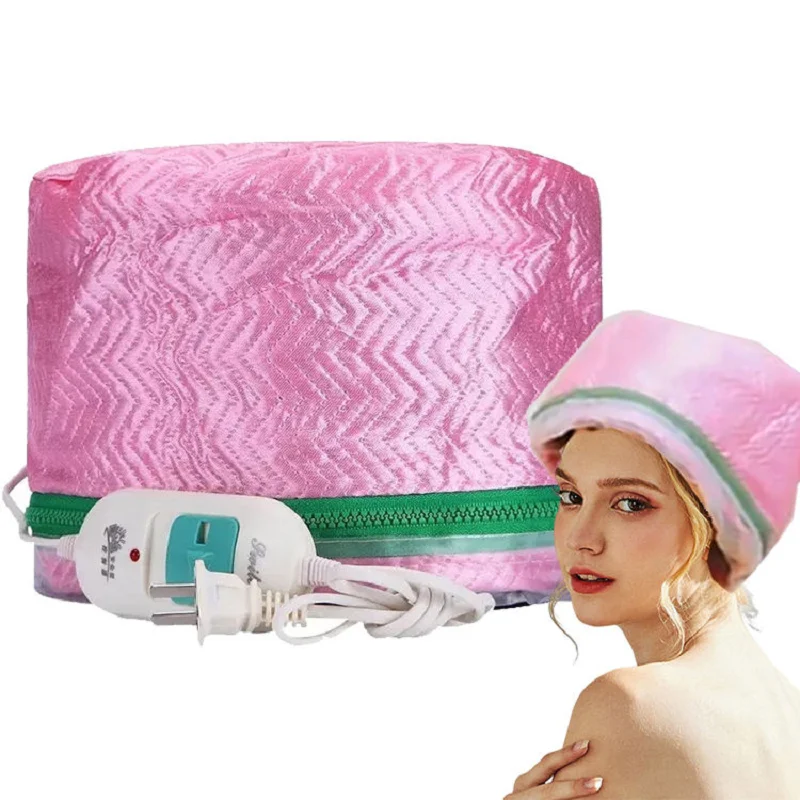 Adjustable Heating Hair Cap Steamer Nourishing Thermal Treatment Baking Oil Cap Hair Mask Spa Home Salon Care Styling Tool