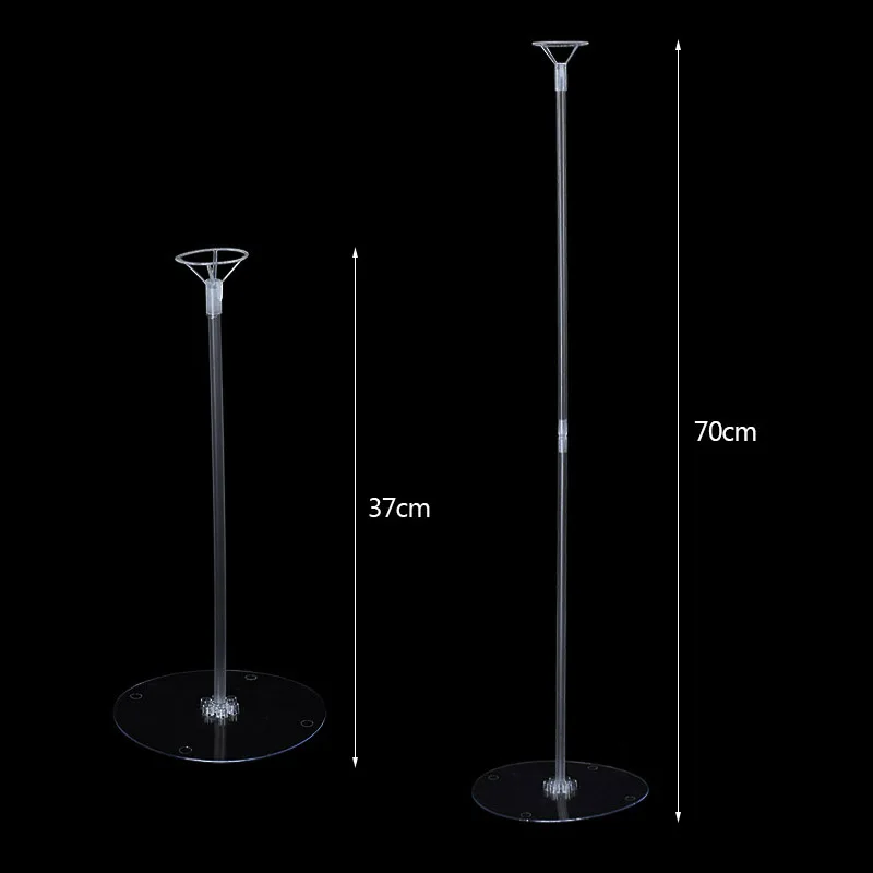 37/70cm Balloon Stand Holder Column for Wedding Birthday Party Table Centerpiece Decoration Baby Shower Globos Support Stick