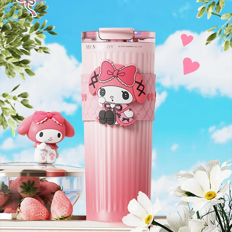 Stainless Steel Coffee Cup Thermos Straight Drink Sippy Cup