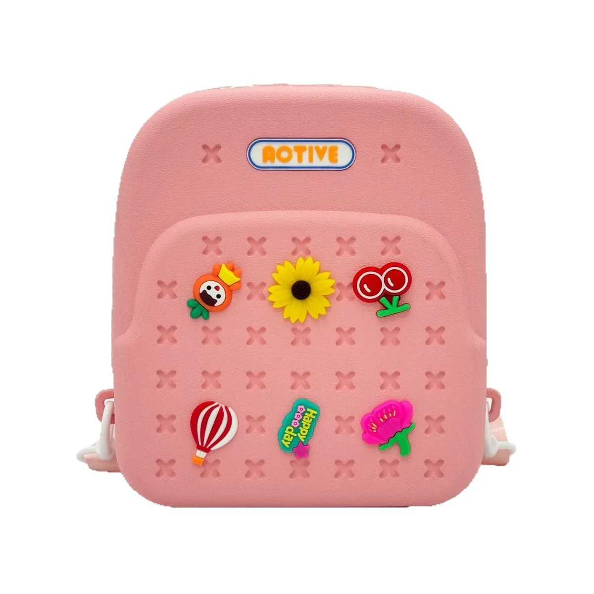 Cute Hole Hole EVA Backpack Lightweight Lovely DIY New Small Bookbag Spine Protection Animal Pattern Daily Use Kindergarten 2