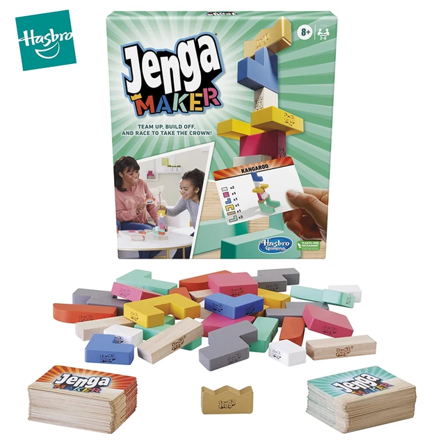 Jenga Maker, Genuine Blocks, Stacking Tower Game, Game for Kids