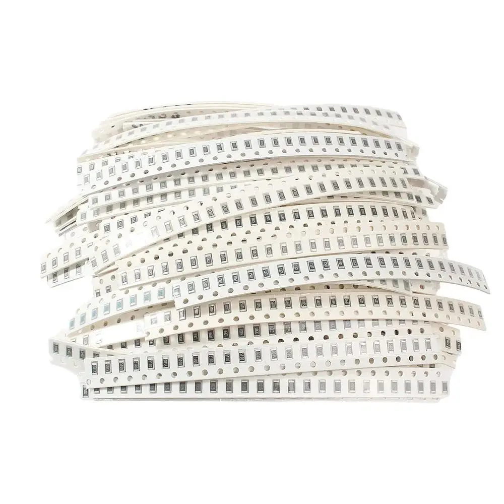 Smd Resistor Smd Chip Resistor 1500pcs 0603 0805 1206 SMD Film Resistor 0R~10M Accuracy 1% 60 Kinds*25pcs SMD Chip Resistor DIY Assorted Set of Resistors Kit