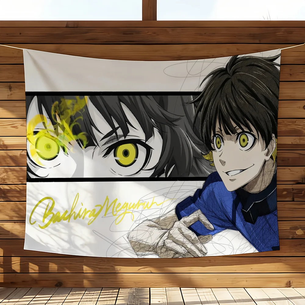 Anime Blue Lock Flag Decorative Banner - Perfect for Outdoor Camping, Family Parties, and Garden Decor Gift