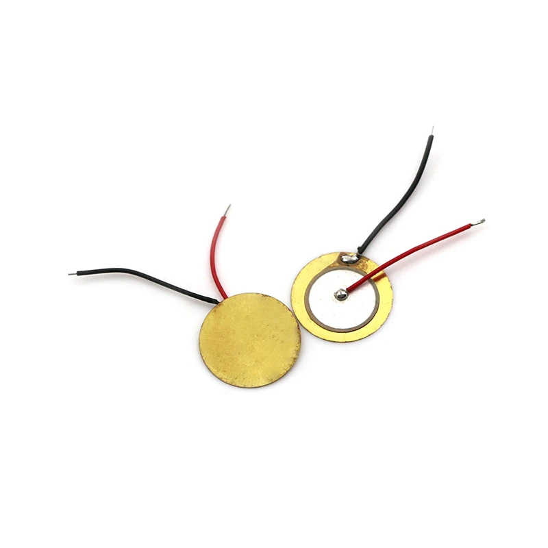 Piezoelectric Piezo Ceramic Wafer Plate Dia 15mm For Buzzer Loudspeaker 10 Pcs