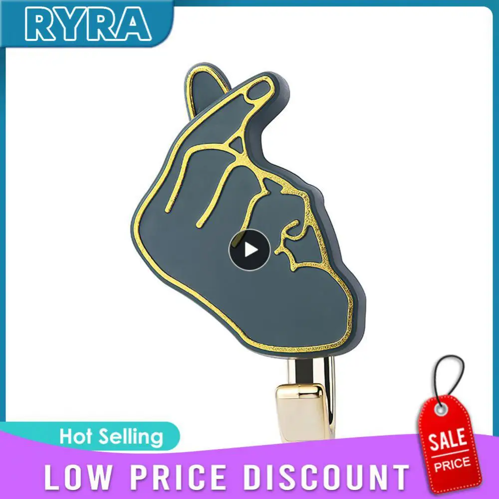 

Door Stick Housekeeper On Walls Creative Lovely Punch-free Strong Adhesive Home Livingroom Decor Key Rack Multifunctional Hook