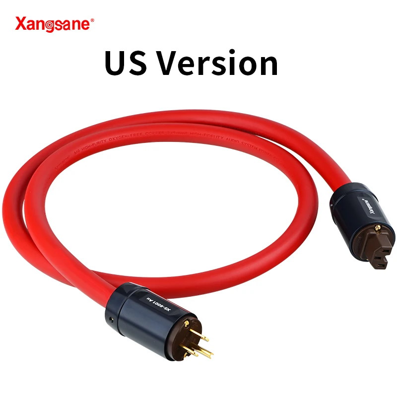 Xangsane 電源ケーブル Xangsane XS-M6 4N OFC power cable HiFi amplifier before and